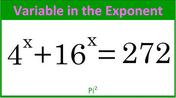 Variable in the Exponent