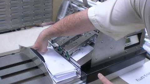 Friction feeder - Vacuumatic TCF - Stand alone model Counting filled envelopes