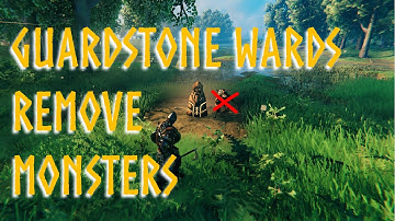 Valheim Guardstone wards remove monsters DEMO