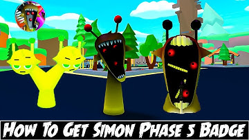 How To Get Simon Phase 5 Badge & Animations in 3D Sprunki Sim + RP [ New Update ] - Roblox