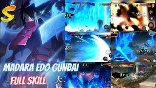 Madara Edo Gunbai Full Skill, Próximo Rank S |Naruto Mobile