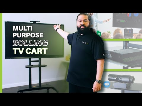 Best PORTABLE TV Stand for EVERY Scenario  | Kanto AV Carts - Rolling TV CARTS