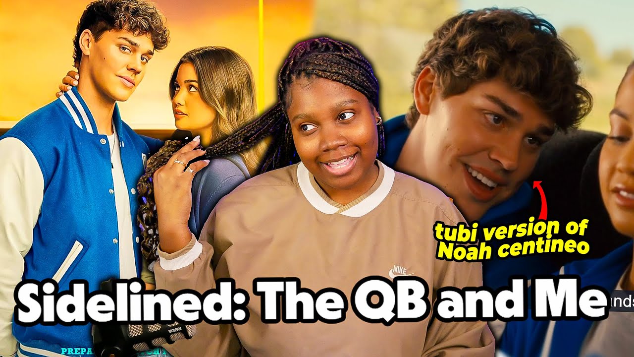 first time watching a WATTPAD movie ft NOAH BECK (Sidelined: THE QB & ME)
