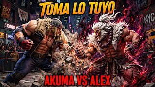 Akuma VS Alex Toma lo tu yo
