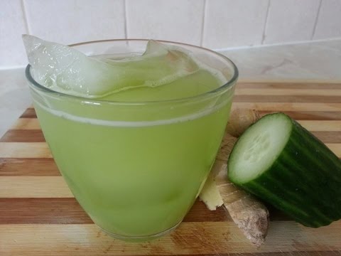 caribbean-ginger-and-cucumber-drink-|-recipes-by-chef-ricardo