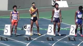 2012近畿高校ユース陸上　1年生男子100m決勝.wmv