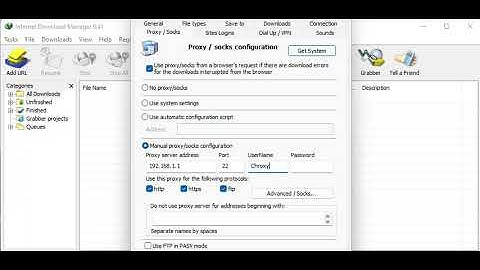 How To Setup Proxy Settings in IDM?