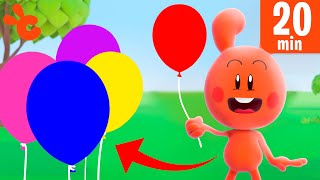 Cueio Brinca com Brinquedos Coloridos ! | 20 minutos de desenhos para crianças