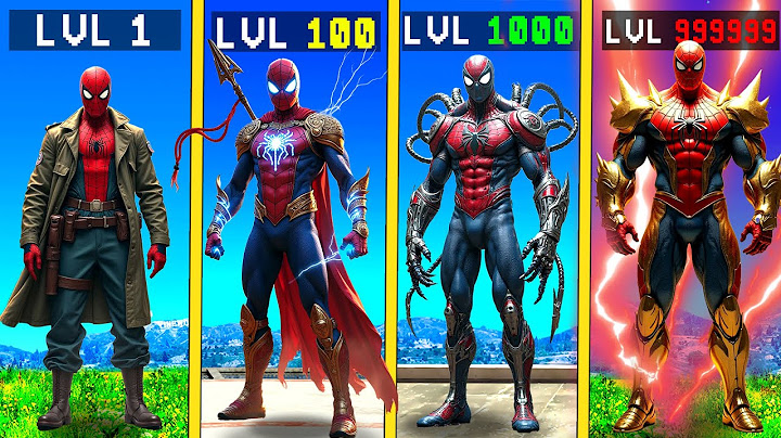 Level 1 SPIDERMAN to Level 1,000,000,000 in GTA 5