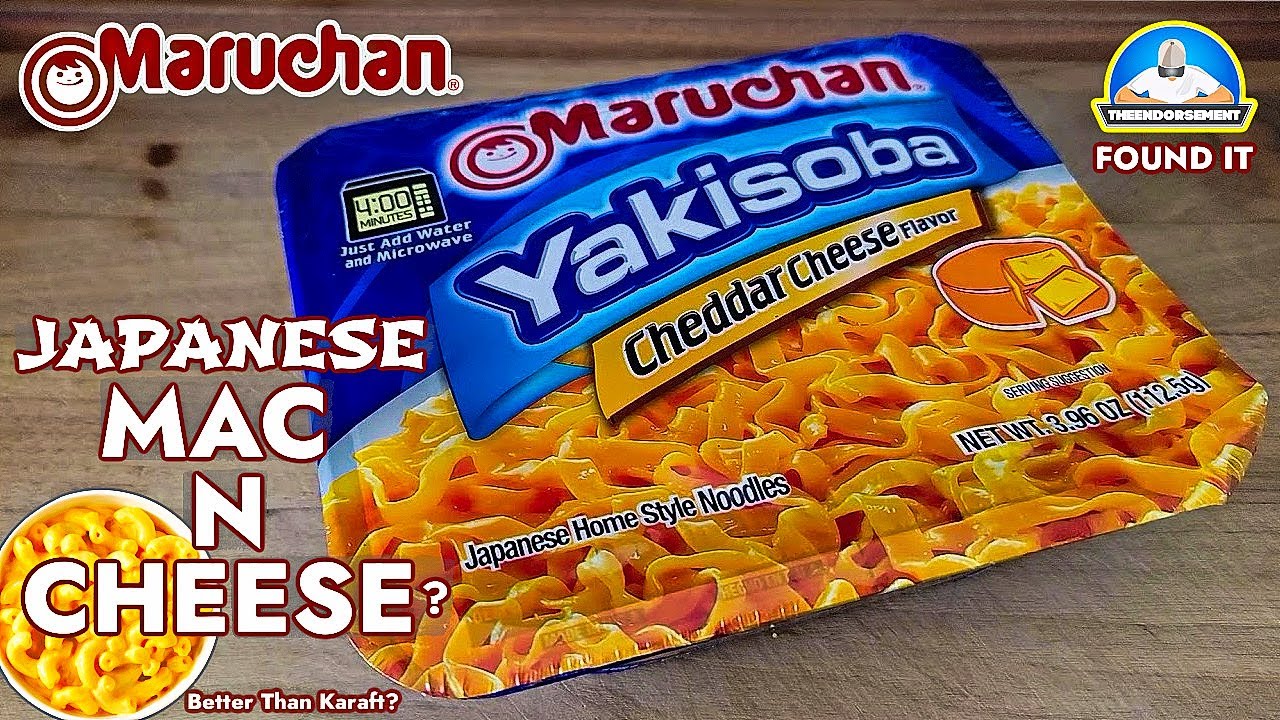 Maruchan® Yakisoba Cheddar Cheese Review! 🧀🍜 Japanese Mac N Cheese