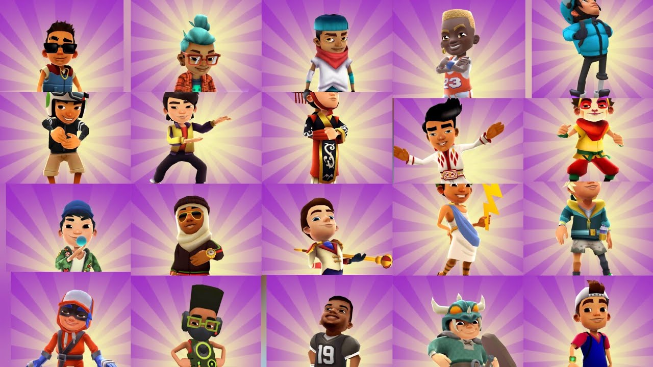 ▷ All Characters of Subway Surfers 2023 ❤️ DONTRUKO