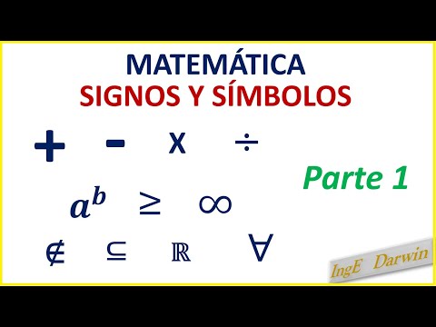 Video: ¿Cómo se llama el símbolo en matemáticas?