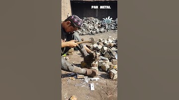 How to open scrap Copper Transformer #pakmetal #scrap #motor #copper #electronic #transformer #iron