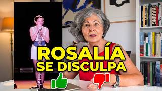 Aciertos y errores de Rosalia al disculparse en Argentina
