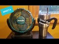 Makita CF100DZ 12V max CXT Lithium-Ion Cordless 7-1/8" Fan  Review ...Live!!!