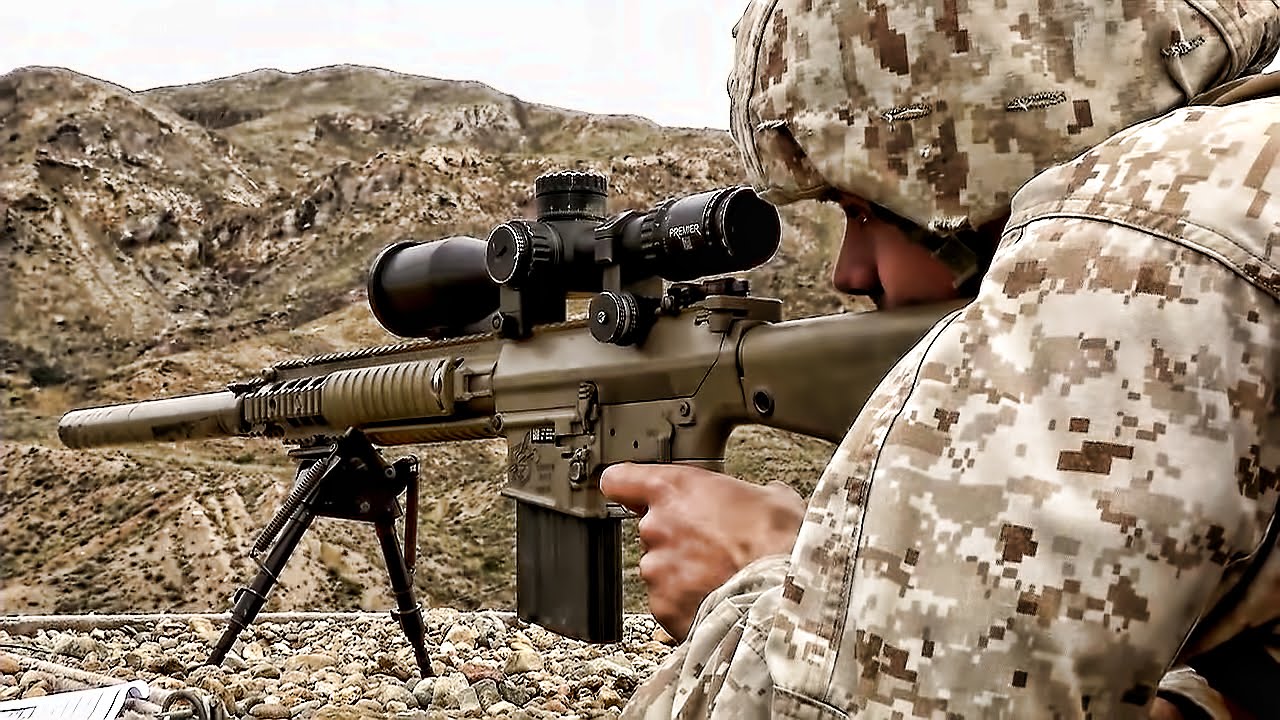 marine corps snipers take aim with m110 sass youtube marines scout sniper requirements