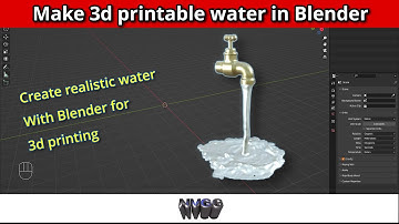 Simple water simulation in Blender