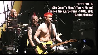 The Toy Dolls 'She Goes To Finos' (Teatro Flores) Argentina, 16/08/2018