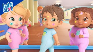 Jugando con pegatinas ✨ NUEVOS episodios de Baby Alive ✨ Dibujos animados oficiales para niños