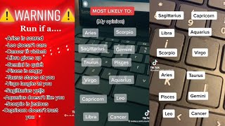 Zodiac signs tiktok that are 100% relatable ♈♋♍♎ | Zodiac tiktoks ♏♐♉