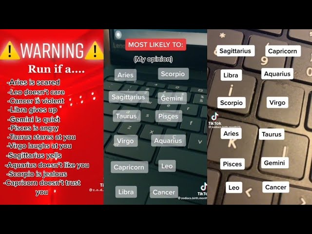 Zodiac signs tiktok that are 100% relatable ♈♋♍♎ | Zodiac tiktoks ♏♐♉ class=