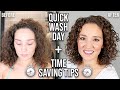 Quick Curly Hair Routine, Time Saving Tips, & Minimal Products