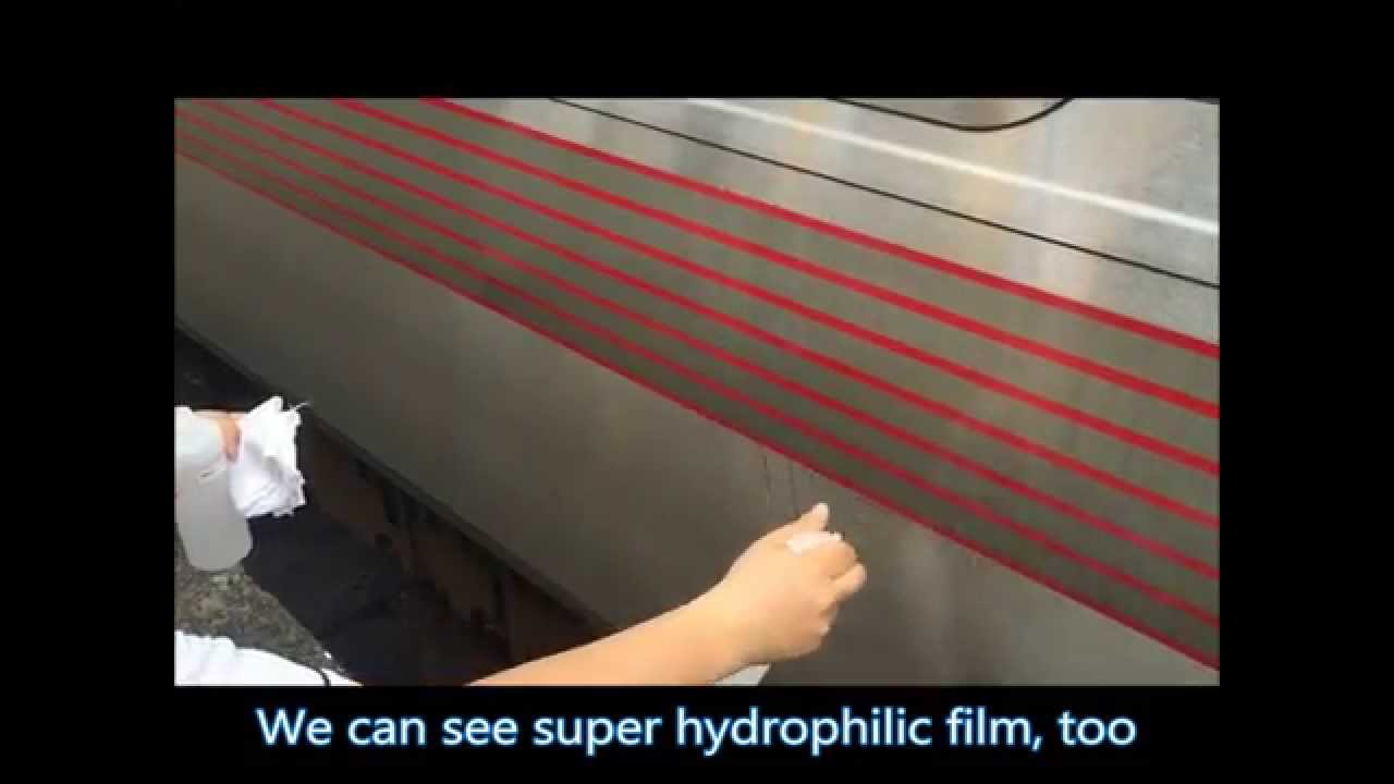 Anti fouling resin primer test for windowglass of train