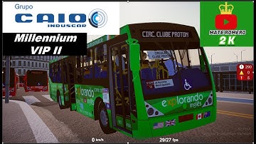 PBS RETURNS! |Caio Millennium Vip II - Linha 515W Circular Clube Proton/Metro Iguatemi Aricanduva