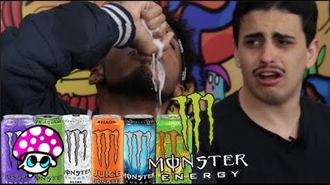 PROVANDO TODOS OS SABORES DE MONSTER