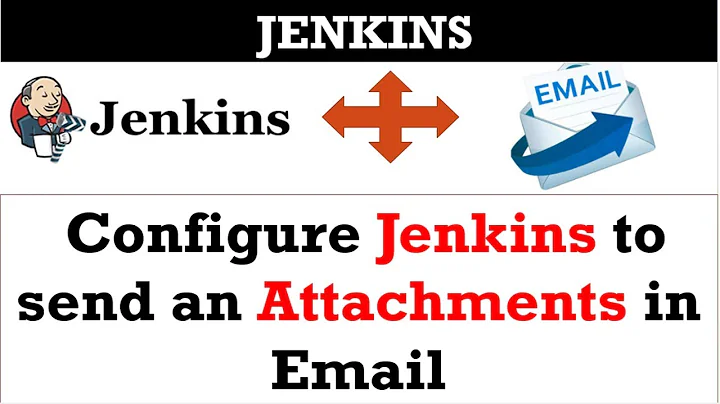 How to send attachments in Jenkins emails | Configure Jenkins to send an attachment in email