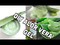 HOW TO MAKE ALOE VERA GEL / DIY 100% pure | homemade aloe vere gel