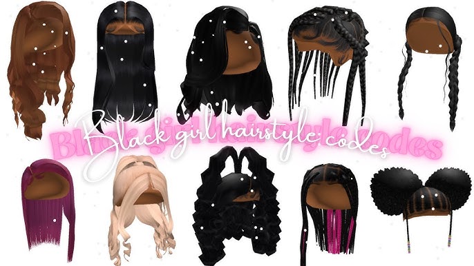 Gospel Girl Hair in Black - Roblox