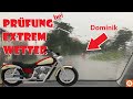 Motorradprfung dominik bei extremwetter   fahrschule frey fahren