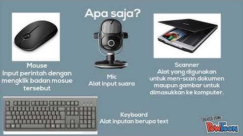 [Animasi] Perangkat Input dan Output Komputer