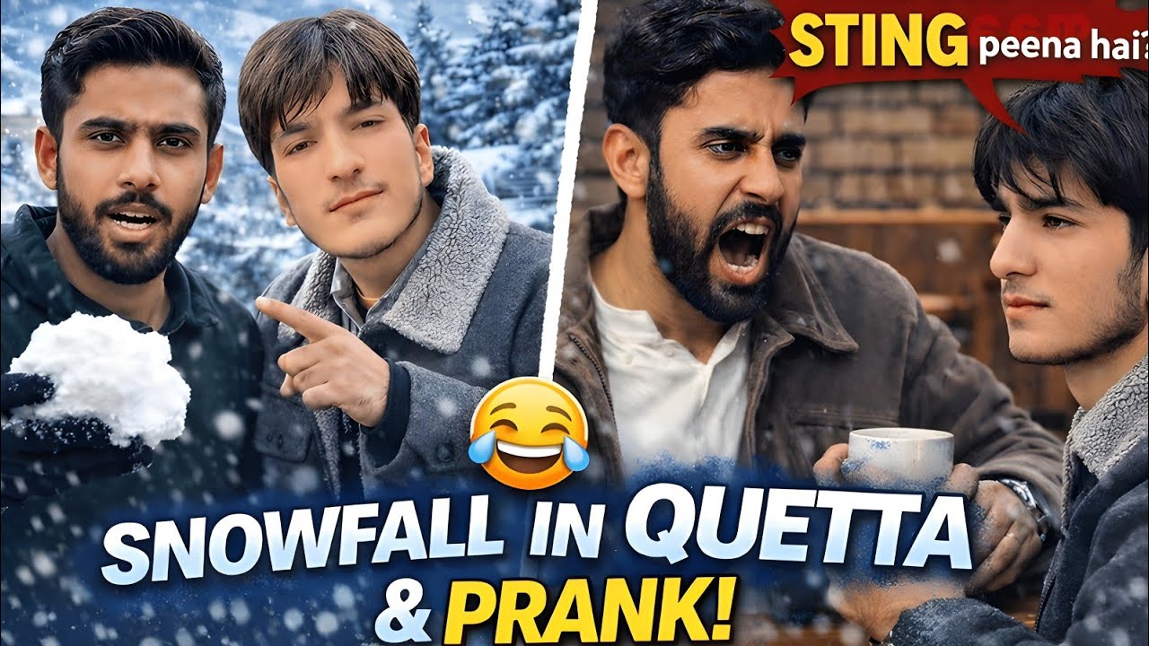 Hotel Mein Zabardast Prank 😄 & Quetta Snowfall Experience | 