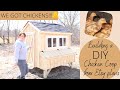 We built a DIY CHICKEN COOP from ETSY plans for our chicks! 🐥