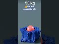 physics simulation of cube and ball weight