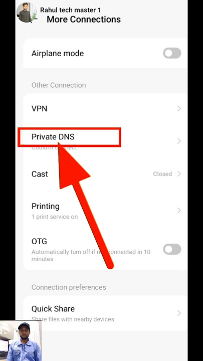 private DNS server cannot be accessed problem in mobile#dns#vairal