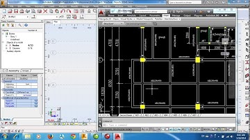 How to draw the beam column and slab in Autodesk robot