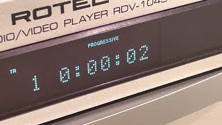 ROTEL DVD Audio Video Player RDV 1045 White