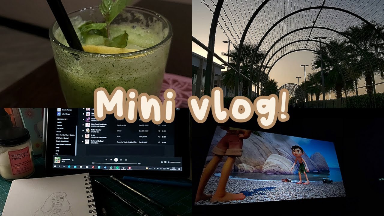 First video : mini vlog , summer , luca movie