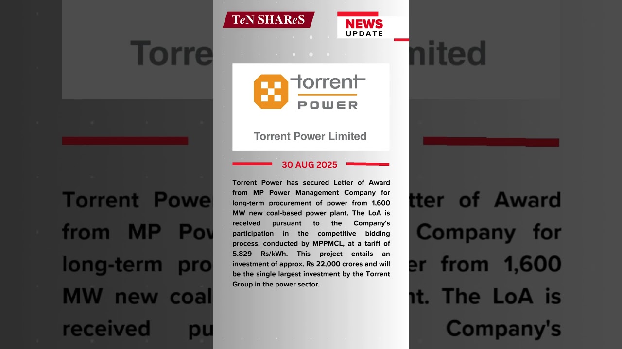 Torrent Power |30 AUG 2025 | 