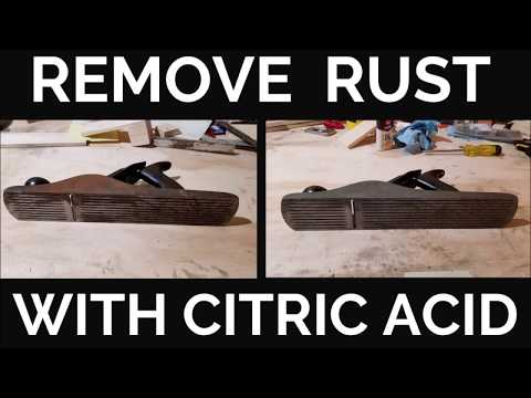 Removing Zinc Plating With Citric Acid