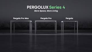 PERGOLUX Series 4 - Louvered Pergola with RainLUX™ Protection | Transform Your Backyard Year-Round