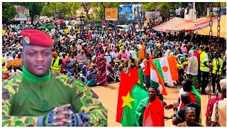 Thousands of pro-Traore protesters demand for extension of transition and change of constitution