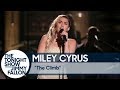 Miley Cyrus Closes The Tonight Show with "The Climb"