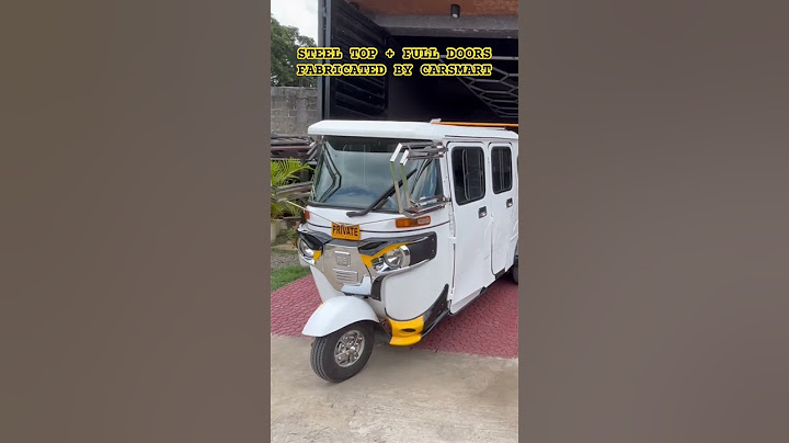 BAJAJ RE : STEEL TOP WITH FULL DOORS!