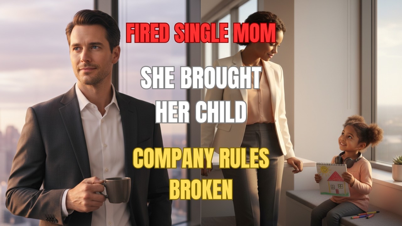 SINGLE MOM GOT FIRED FOR COMING TO WORK WITH HER CHILD..WHAT THE  BOSS DID LEFT EVERYONE SPEECHLESS