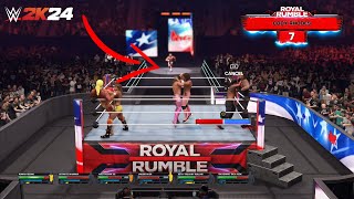 WWE 2K24 Royal Rumble Match (Full Match Gameplay)