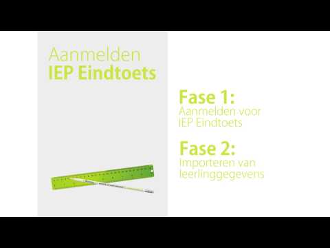 Instructievideo | Aanmelden IEP Eindtoets